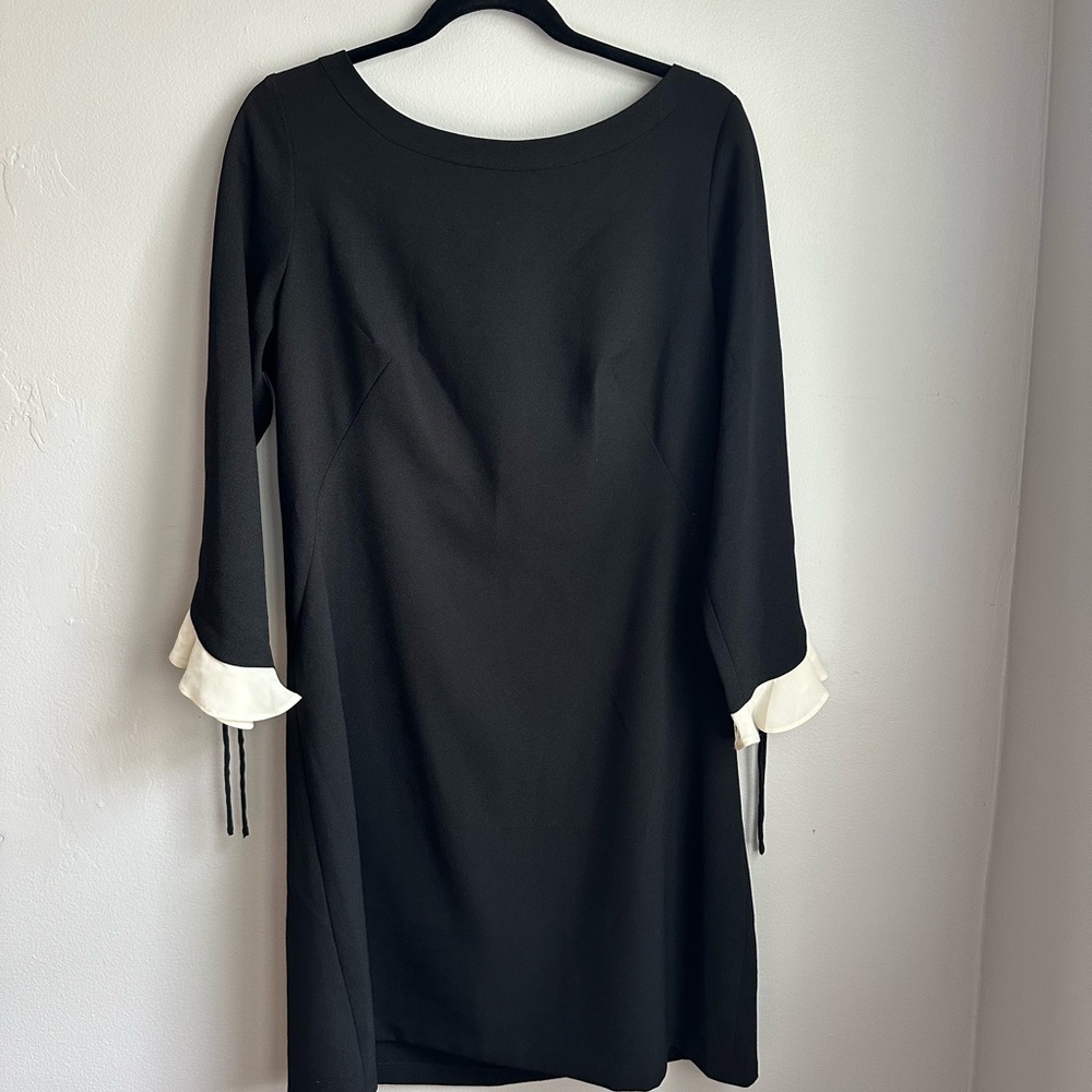 Nanette Lenore Black Low Cut Back Dress Size 12